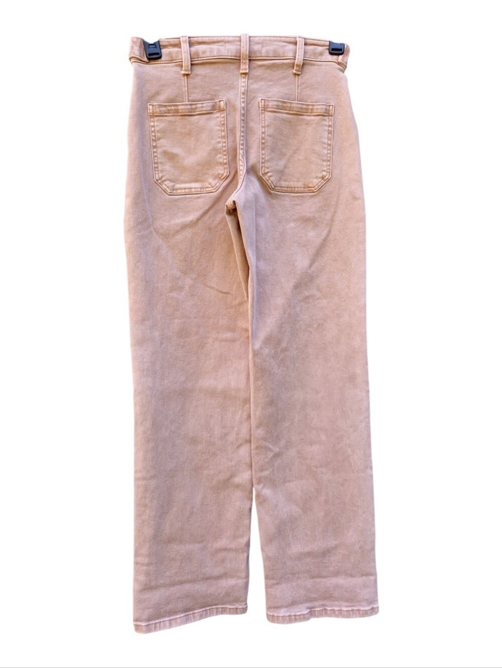 Dayna Flying Monkey Jeans Brown Sugar 24 Utility Pockets High Waist Straight - Picture 3 of 7